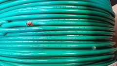 MTW 8 GAUGE AWG GREEN COPPER 19 STRAND WIRE 20′ FT MADE IN USA