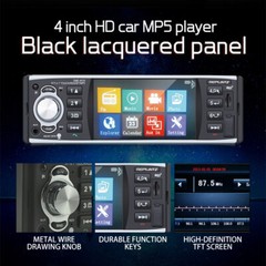 Single 1 Din Touch Screen 4″ In-Dash Head Unit Car Radio Stereo Bluetooth RDS/AM