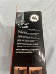 GE Universal Speaker Mounting Brackets – Wall or Ceiling Mount – NEW – SEALED