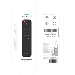 WiiM Voice Remote for WiiM Mini and Pro Audio Streamer, Push-to-Talk – Black