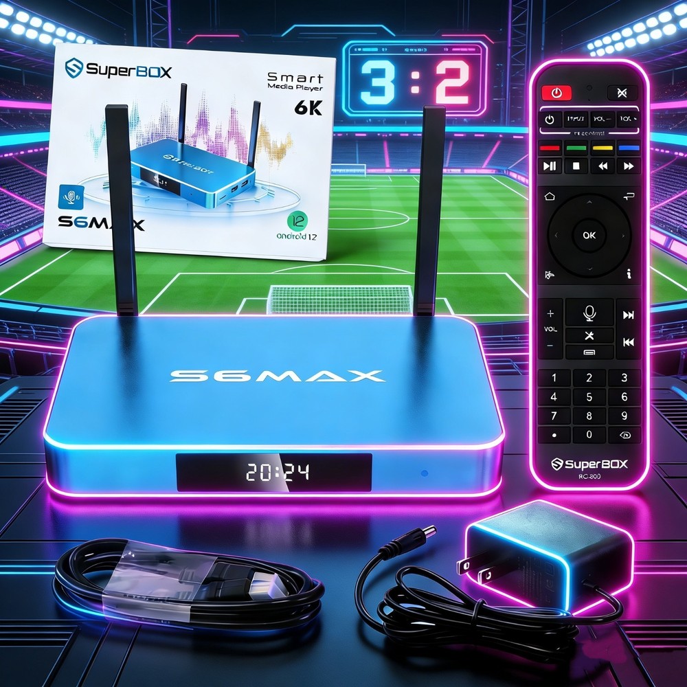 SuperBox S6 Max Streaming Media Player 6K WiFi 6
