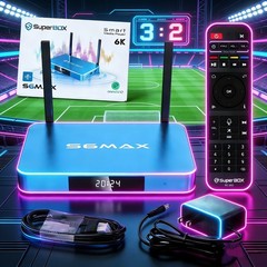 SuperBox S6 Max Streaming Media Player 6K WiFi 6