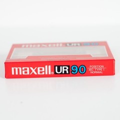 Sony HF 90 and Maxell UR 90 Cassette Tapes Blank Sealed