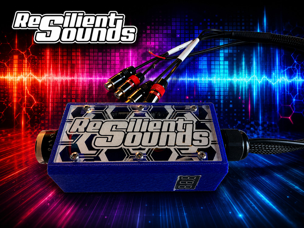 Resilient Sounds Premium LED Voltmeter Bass Knob w/Bluetooth (Made in USA)
