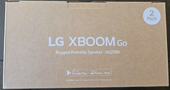 🌟NEW🌟 2-pack LG XBOOM Go Wireless Speaker XG2TBK Stereo Sound MILITARY TESTED
