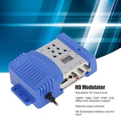 HDMI Modulator RF Modulator for PAL NTSC Format, Composite VHF UHF AV to RF Conv