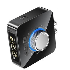 LED Bluetooth 5.0 Receiver Transmitter Wireless 3.5mm AUX to RCA HiFi Adapter D