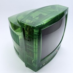 Zenith Transparent Jungle Green 13″ CRT Television Retro Gaming TV Prison Model