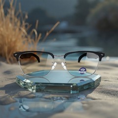 AI Smart Glasses Bluetooth Call Audio Translation for Men and Women Work Glasses