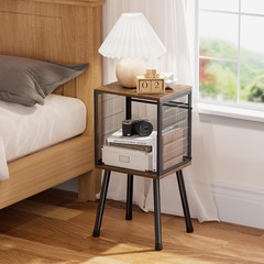 Simple Trending Record Player Stand, Storage up to 100 Albums, Vinyl Record Hold