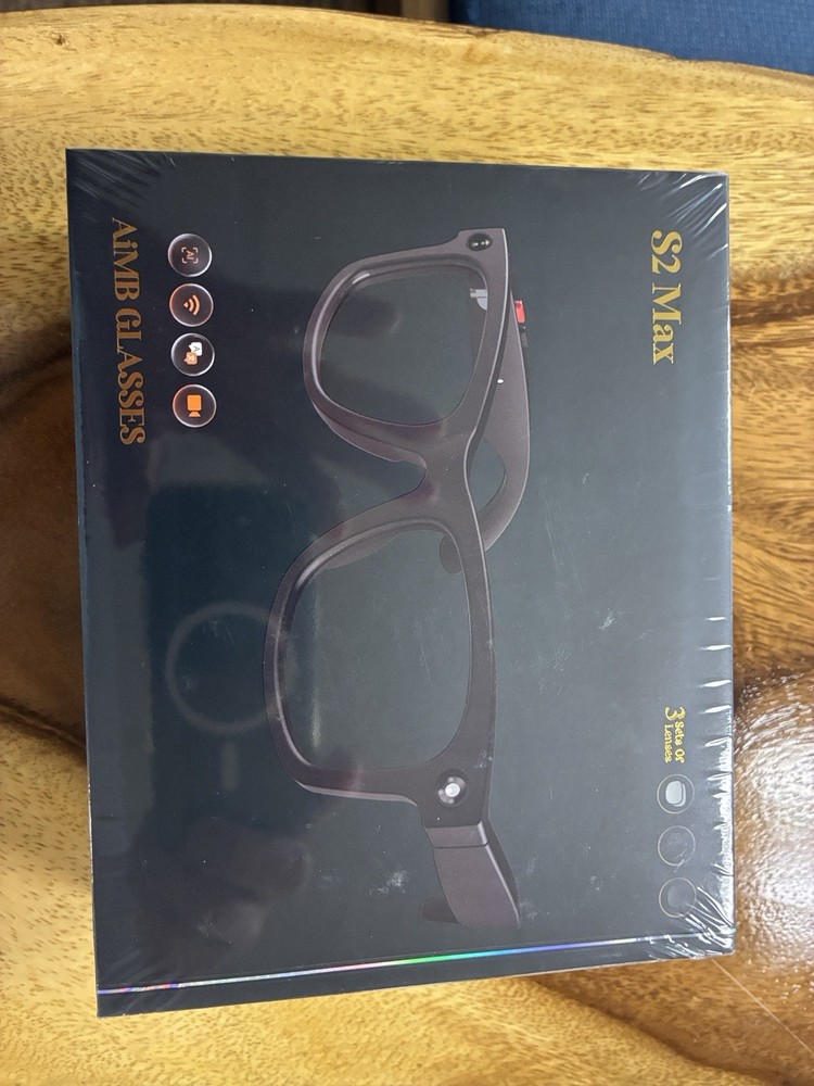 AiMB S2 Max AI/AR Smart Glasses with Wi-Fi Connectivity