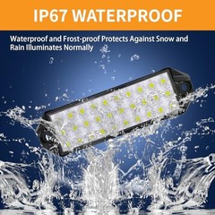 LED Light Bar for Truck, 6 Inches Reverse Lights Flood Beam for Truck white