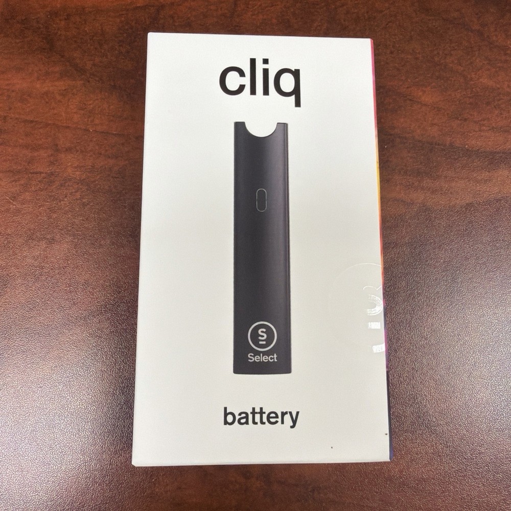 Cliq Pod Battery by Select (Rechargeable) Black NEW IN BOX Includes Charger