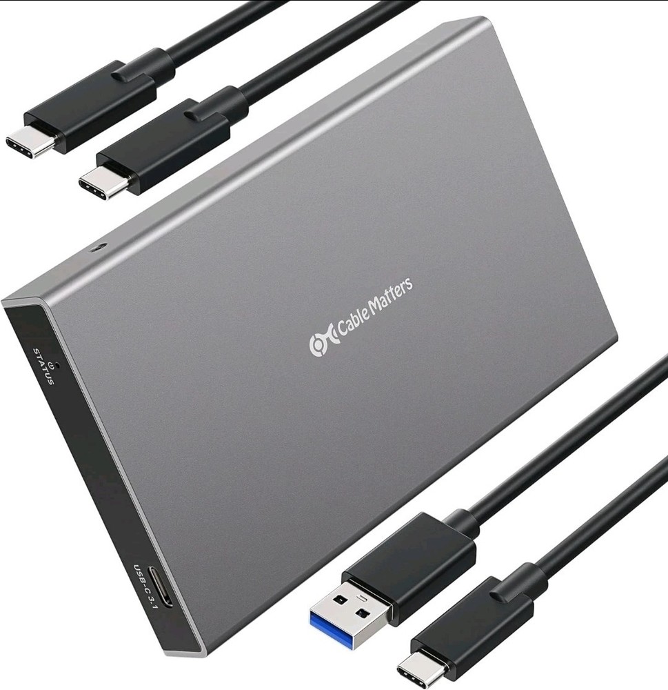 Cable Matters USB 3.1 TYPE-C GYM TO EXTERNAL SATA SSD ENCLOSURE