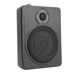 600W Slim Under-Seat Subwoofer Powered Car Truck Sub w/ Amplifier Speaker 8 “
