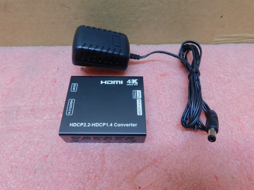 MONOPRICE Blackbird 4K Pro HDCP 2.2 to 1.4 Converter w/ AC Adapter — 15242
