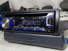 Used JVC KD-SR80BT CAR 1DIN In Dash STEREO Receiver BLUETOOTH Radio USB AUX #13