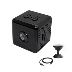 1080P HD Mini Security Camera w/IR Night Vision Motion Alert SD Slot iOS Android