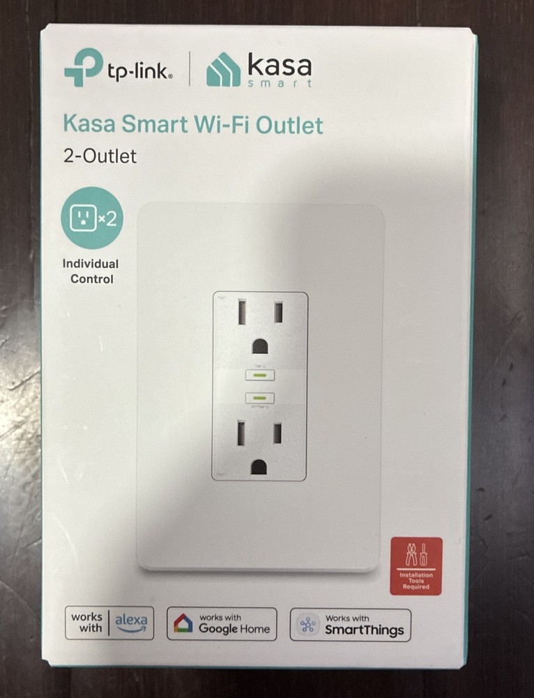 TP-Link Kasa Smart WiFi Outlet – 2-Outlet (KP200)