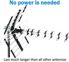 Five Star Outdoor HDTV Antenna up to 200 Mile, Digital Antenna, Kit + J Mount