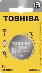 Toshiba CR2477 DL2477 3V Lithium Coin Cell Battery (1 Count)