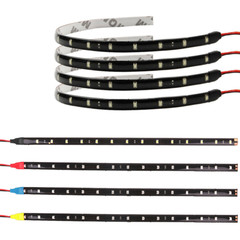 Lot Waterproof 12”/15 DC 12V Motor LED Strip Underbody Light For Car Motorcycle
