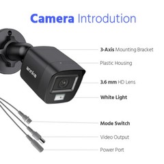 ANNKE 5in1 8CH 3K Lite DVR 1080P TVI CCTV Security Camera System Outdoor H.265+