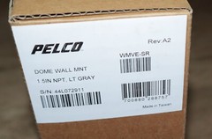 Pelco WMVE-SR | (x2) Security Camera Aluminum Wall Mount 1.5In NPT Surveillance