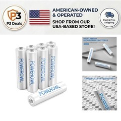 Reliable 1000mAh AAA Rechargeable Batteries, 8 Pack – Perfect for Household Use