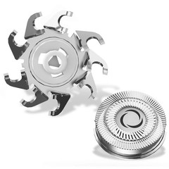 MAX-T Replacement Shaver Head – 100% Original 1 Count (Pack of 1), Silver