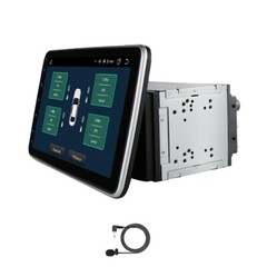 8+128GB Double 2 DIN 10.1″ Rotatable Car Stereo Radio DSP Android 12 GPS CarPlay