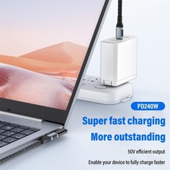 2 PCS 240W USB C Female To Female Adapter 40Gbps Coupler 8K Video Display Hub