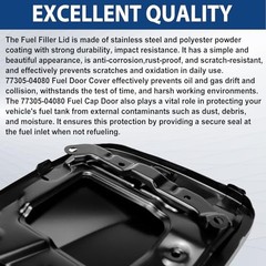 77305-04080 Fuel Gas Door Cover fit for 2016-2023 Toyota Tacoma
