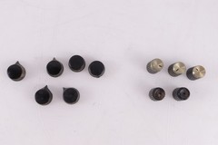 Lot of Scott & Other Mfg Small Control Knobs Tube Amp Receiver Pre Etc