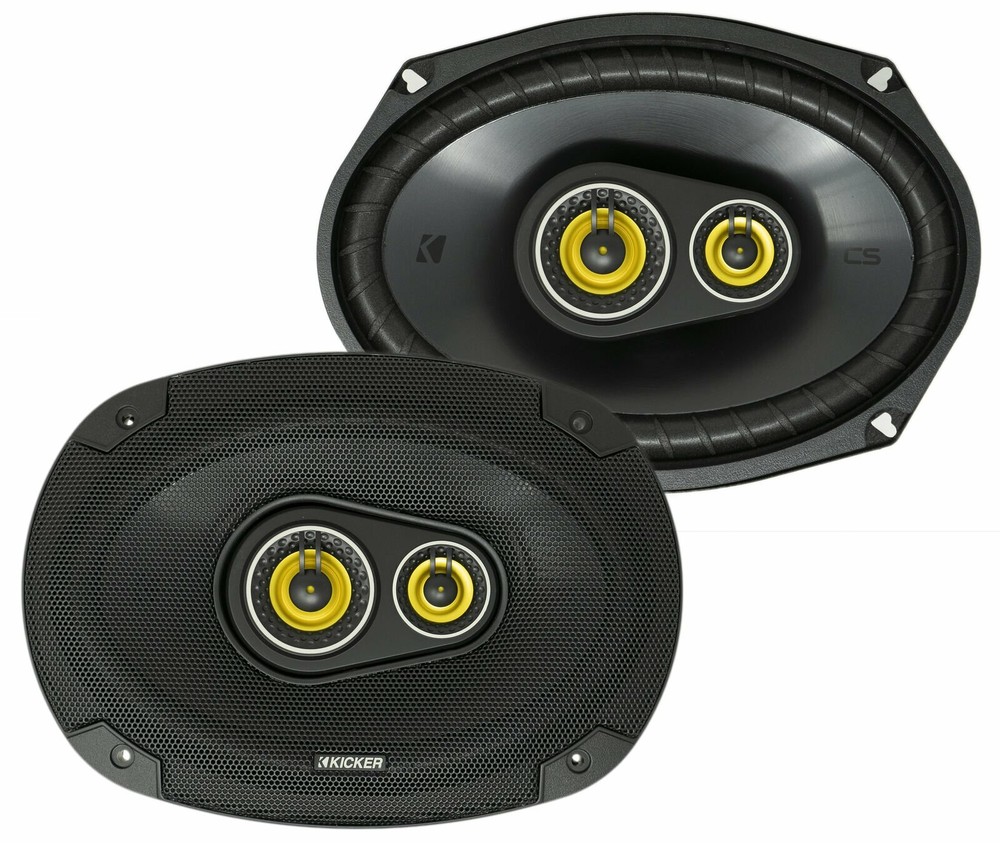 Kicker CSC6934, CS Series 6×9″ 3 Way Car Speakers (46CSC6934)