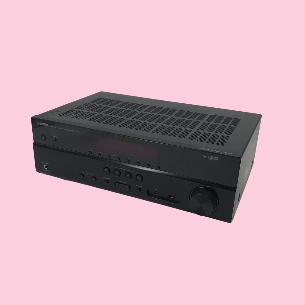 Yamaha RX-V377 5.1 Channel Natural Sound HDMI AV Stereo Receiver – Black #SC2985