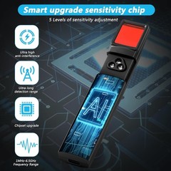Compact Anti-Spy Detector with 30 Hours Battery, 4 Modes for Enhanced Security