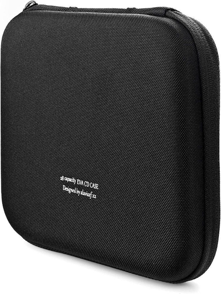 CD Case 28 Capacity Protective Zipper Disc Wallet Car EVA Shock-resistant