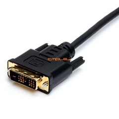 3FT HDMI to DVI Cable Male to Male Full HD 3D Compatible 24K Gold Plated