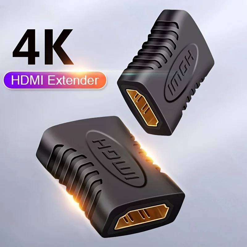 4K HDMI Extender Female To Female Converter Extension Audio Adapter For Monitor