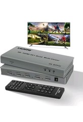 4k@60hz HDMI Multi-Viewer Switch with PIP, NEWCARE HDMi Multi-Switcher 4 in 1…