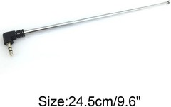 Durable 2 Pack FM Radio Antennas – Telescoping 3.5mm Replacement for Speakers