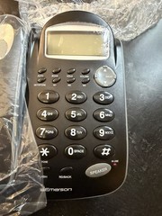 Emerson EM-2646BK – Black – Caller ID Speakerphone Corded Phone New Open Box