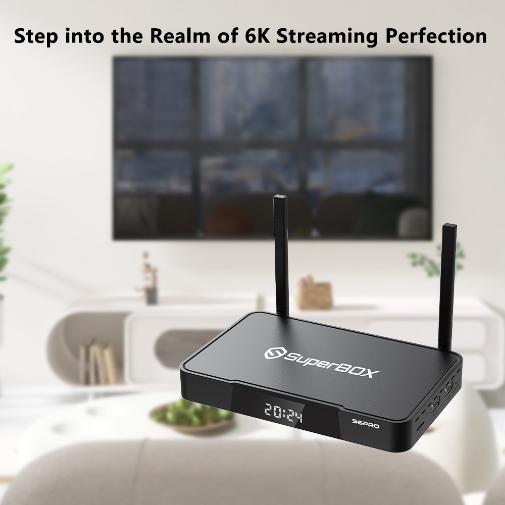 SuperBox S6 Pro TV BOX Speech Control- Authorized Distributor – Free Ship