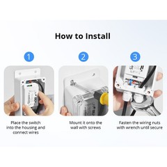 SONOFF IP66 Waterproof Cover Case for Basic/RF/Pow/Dual/TH Smart WiFi Switch