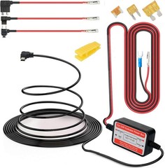 Dash Cam Hardwire Kit Mini USB 12V-24V to 5V Low Voltage Fuse Tap