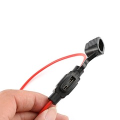 10 PACKS 10 GAUGE ATC FUSE HOLDER IN-LINE AWG WIRE COPPER 12 VOLT POWER BLADE
