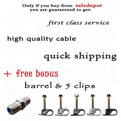 RG11 Cable 200ft Underground COAX DROP INDOOR OUTDOOR Direct Burial w GEL 200′