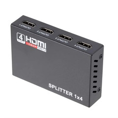 USB HDMI Splitter 1 In 4 Out Signal Amplifier Multiple Display HDTV Adapter Hub