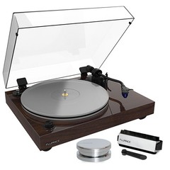 Fluance RT85 Reference Turntable with Record Weight and Vinyl Cleaning Kit